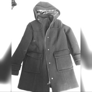 Banana Republic Black Peacoat SMALL-MEDIUM